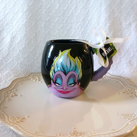 Rae Dunn × Disney Villains Ursula Double Sided Ceramic Mug - Picture 2 of 12